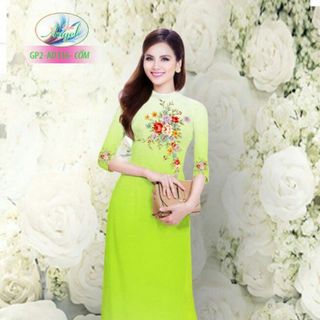 Vải áo dài thiết kế - 116-9