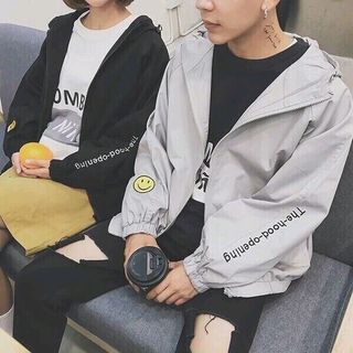 Áo khoác dù mặt cười
