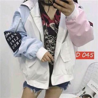 Áo khoác dù phối mỏng