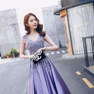MAXI DẠ HỘI ĐÍNH HOA 3D