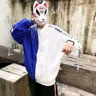 Áo khoác dù phối màu