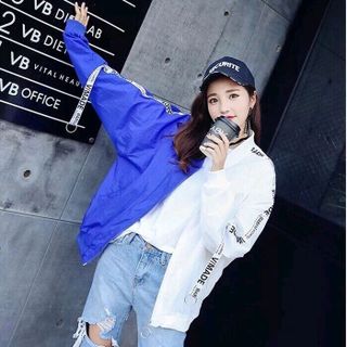 Áo khoác dù phối màu