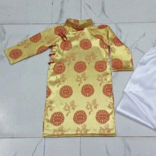 BỘ ÁO DÀI ĐỒNG TIỀN BÉ TRAI