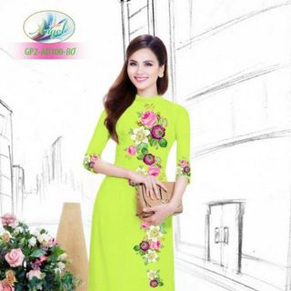 Vải áo dài thiết kế - 100-7
