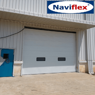 Cửa cuốn trượt trần ngang Overheadr Naviflex