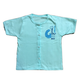 Áo sơ sinh màu tay ngắn Baby Leo size 2 từ 5-7 kg