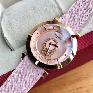Đồng hồ Ferragamo FQ 4200014-minuetto Pink Mop Dial