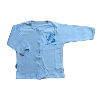 Áo sơ sinh màu tay dài Baby Leo size 2 từ 5-7kg
