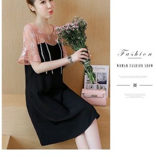 đầm phối ren tô châu