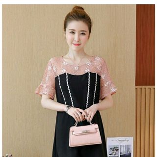 đầm phối ren tô châu