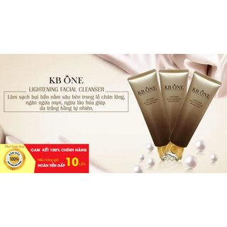 SỮA RỬA MẶT KB ONE LIGHTENING FACIAL CLEANSER- LÀM SẠCH DA THU NHỎ LỖ CHÂN LÔNG 50ML