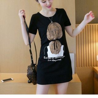 ĐẦM THUN HÌNH CÔ GÁI
