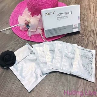 ZQLEY BODY WHITE SHOWER CREAM - TÁI TẠO CẤU TRÚC DA GIÚP DA TRẮNG SÁNG