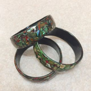 Vòng Tay Khảm Khổng Sơn Mài