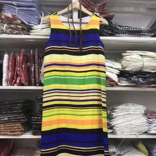 ĐẦM MAXI SỌC MÀU