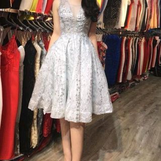 ĐẦM XÒE KIM SA ĐÍNH HOA 3D