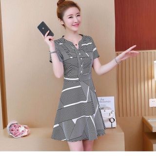 Mẫu mới đầm caro tô châu hàng đẹp nhé