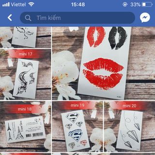 sỉ lẻ các mẫu xăm hót hit