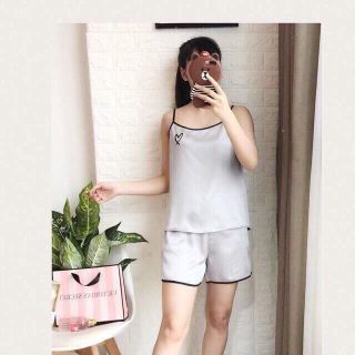 Bộ ngủ lụa 2 dây