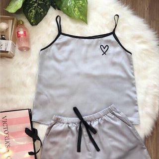Bộ ngủ lụa 2 dây