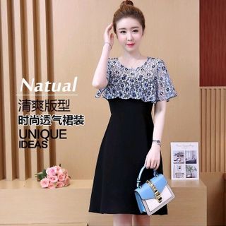 đầm phối ren tô châu hàng đẹp