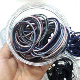 hộp 100 dây buộc tóc nữ siêu dai