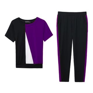 Set Bộ Dài Đỏ Phối Màu