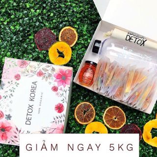 trà thải độc giảm cân detrox