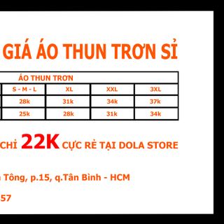 SIÊU SỈ ÁO THUN TRƠN NHIỀU MÀU