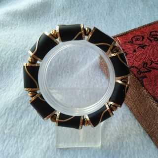 Vòng Tay Trầm Hương Ép Tinh Dầu Rin Bọc Vàng 18k