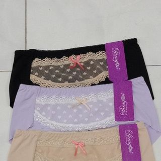 Quần lót su phối ren