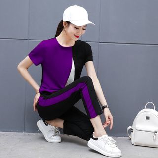 Set Bộ Dài Xanh Bích Phối Màu