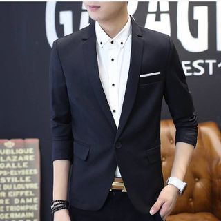 Áo Vest Nam Túi viền Trắng