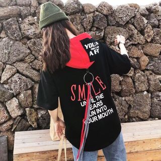 ÁO UNISEX PHỐI NÓN KHOEN DÂY