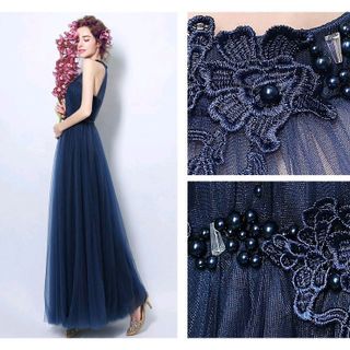 MAXI CỔ YẾM KẾT CƯỜM