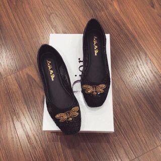 giày búp bê lưới con ong