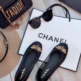 giày búp bê lưới con ong
