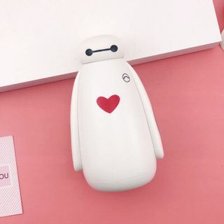 bình nước giữ nhiệt inox 280ml baymax dễ thương