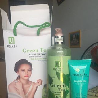 sữa tắm trắng GREEN TEA HOUJI