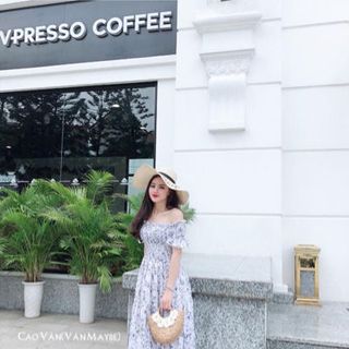 đầm xoè chun ngực