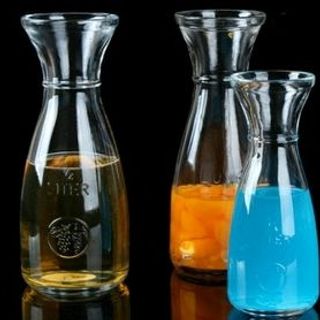 Chai thủy tinh miệng loe phễu Love 350ml