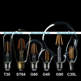 Bóng đèn LED Edison G95 nghệ thuật