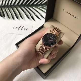 Diorr mặt đá đính 2 hột thời trang