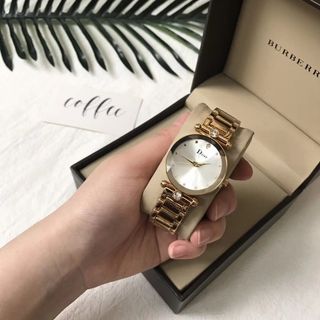 Diorr mặt đá đính 2 hột thời trang