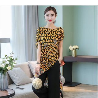 -SET ÁO LỤA KIỂU QUẦN ỐNG RỘNG MS11369 - T285