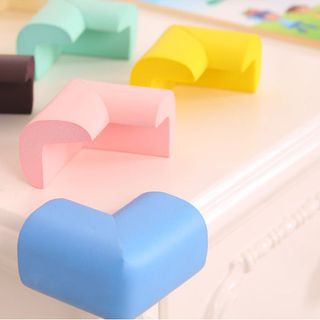 Combo 8 Miếng Bọt Biển Bọc Cạnh Bàn kem xám nâu