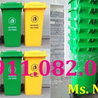 Cung cấp thùng rác nhựa giá rẻ- thùng rác 120L
