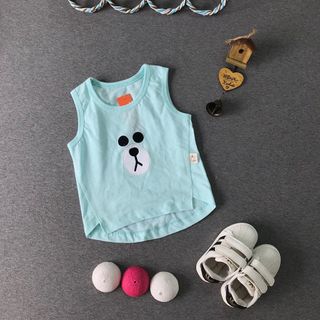 Áo cotton xước mặt gấu thêu tay giá sỉ