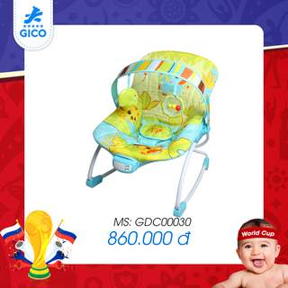 Ghế rung bập bênh 2 vị trí ngả có nhạc Mastela