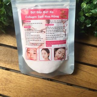 Mặt nạ bột collagen hoa hồng giá sỉ